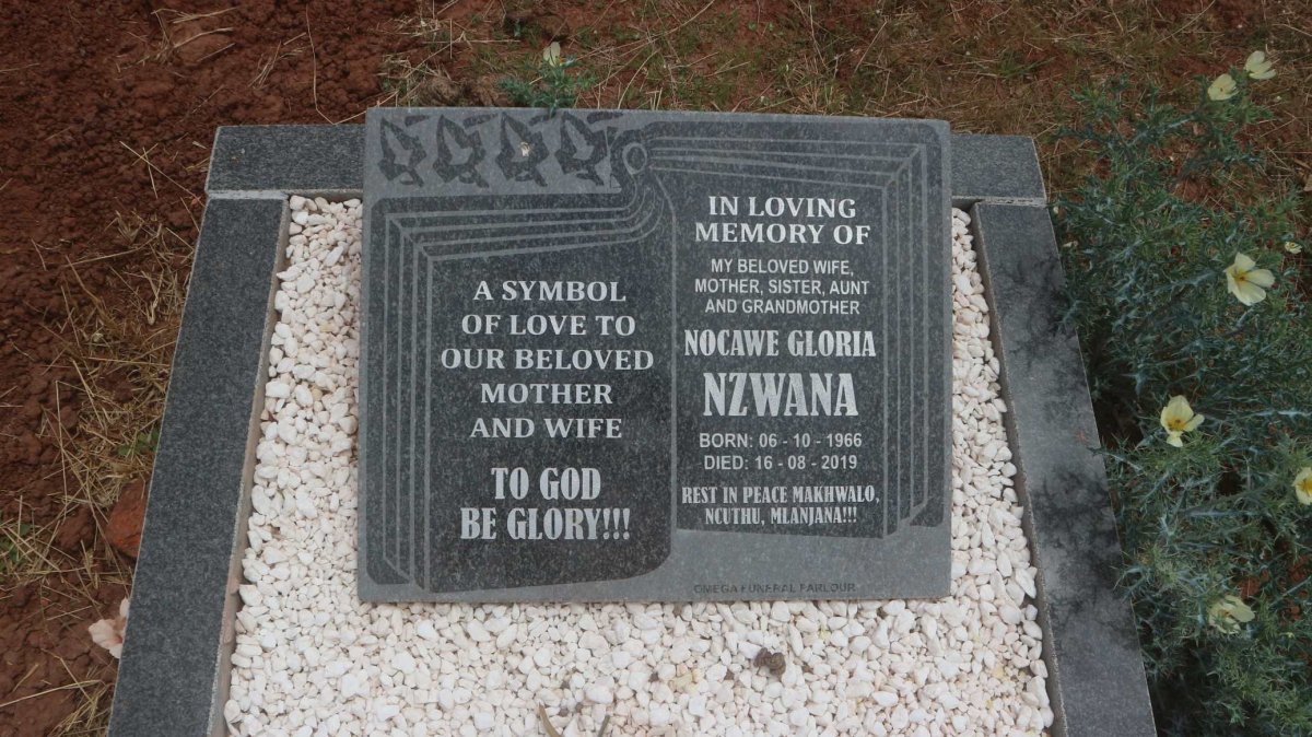 NZWANA Nocawe Gloria 1966-2019
