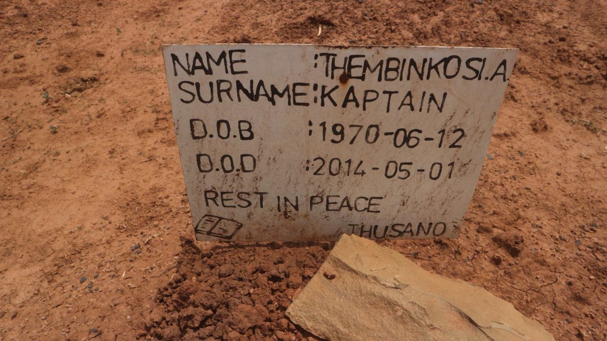 KAPTAIN Thembinkosi A. 1970-2014