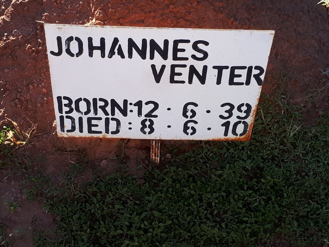 VENTER Johannes 1939-2010