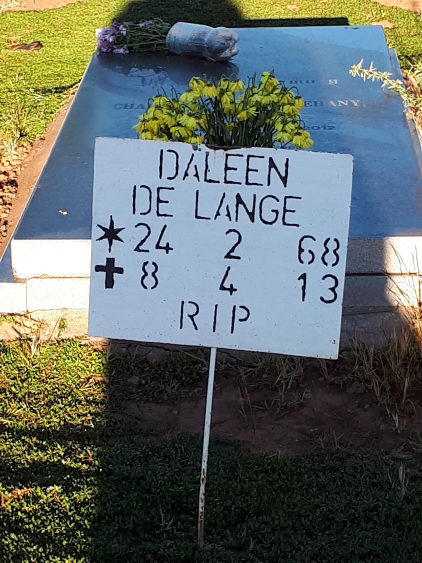 LANGE Daleen, de 1968-2013