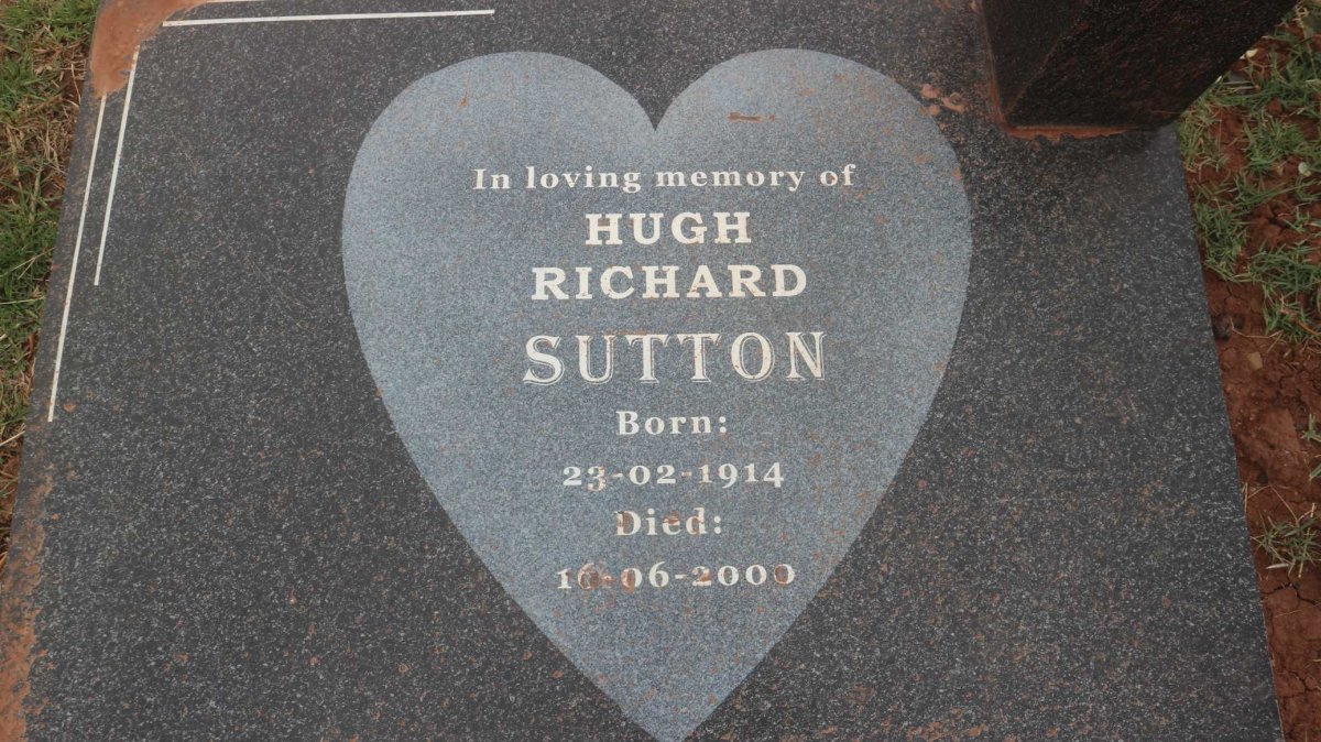 SUTTON Hugh Richard 1914-2000