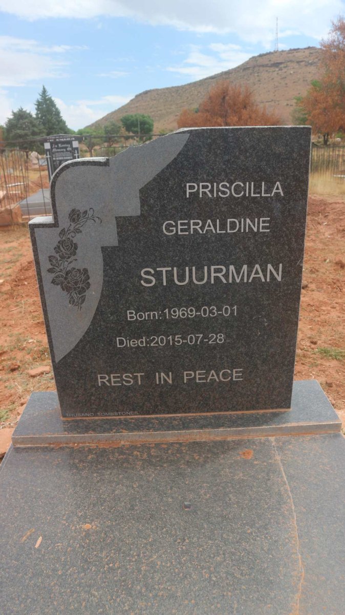STUURMAN Priscilla Geraldine 1969-2015