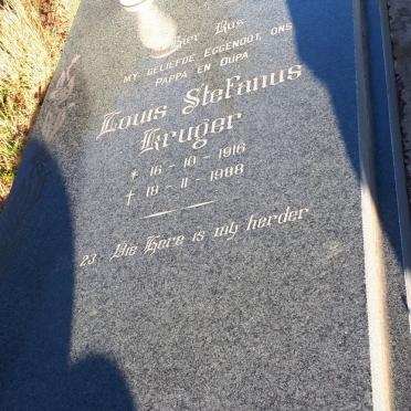 KRUGER Louis Stefanus 1916-1988