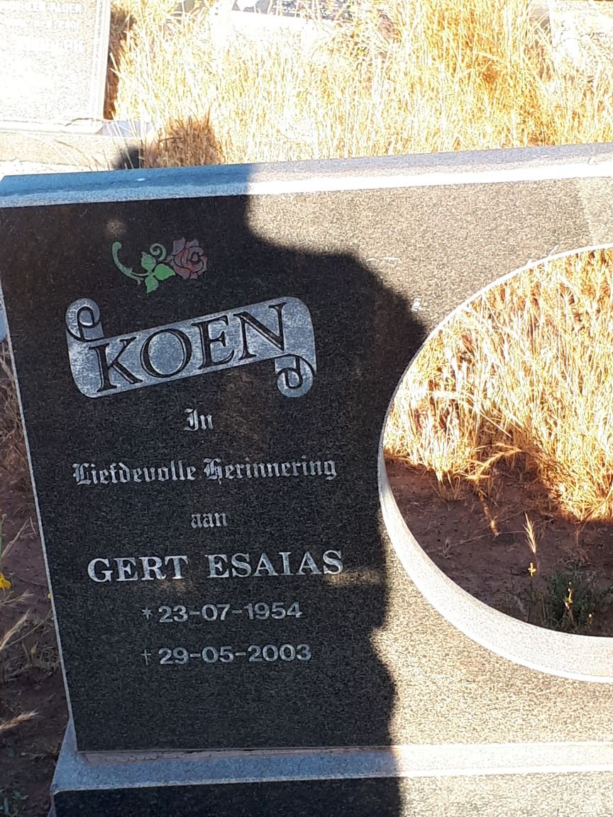 KOEN Gert Esaias 1954-2003