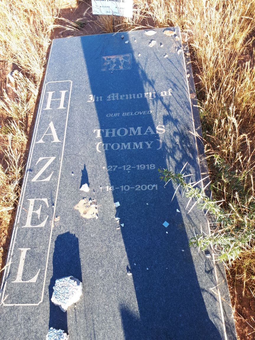HAZEL Thomas 1918-2001