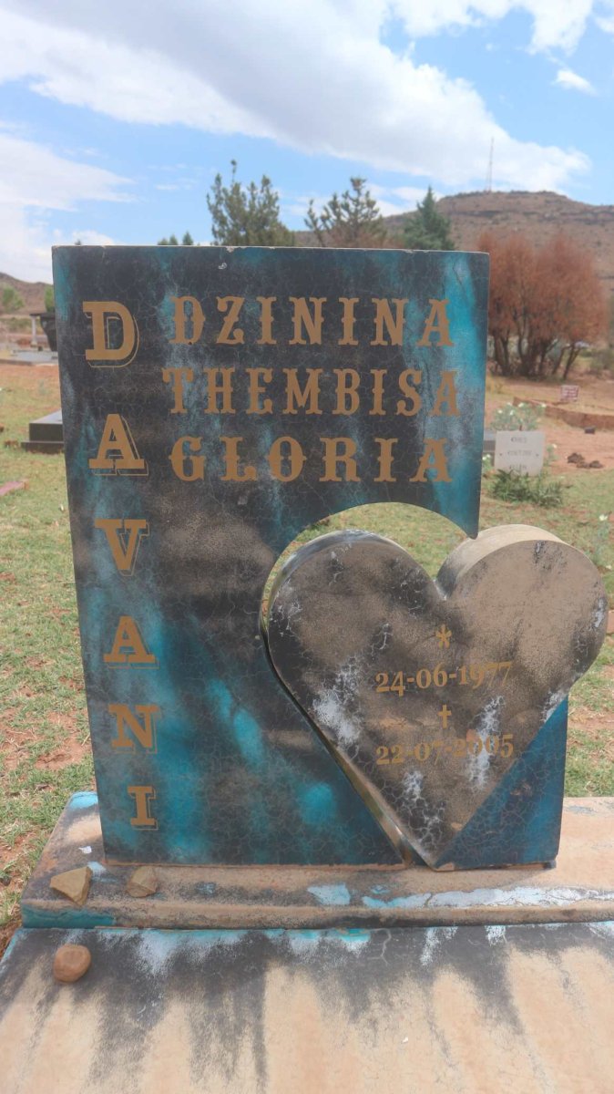 DAVANI Dzinina Thembisa Gloria 1977-2005