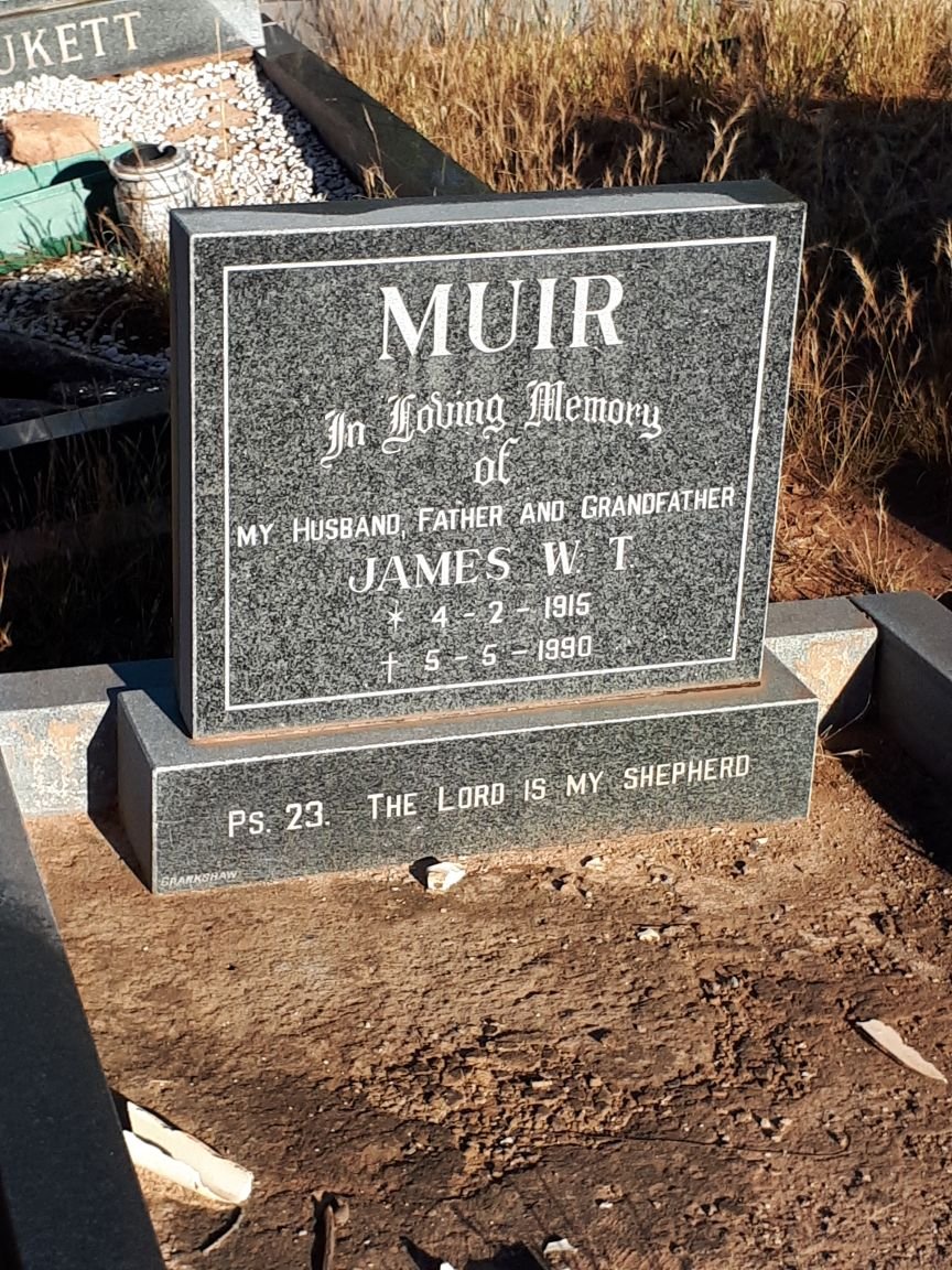MUIR James W.T. 1915-1990