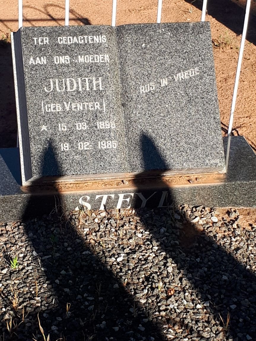 STEYL Judith nee VENTER 1898-1985