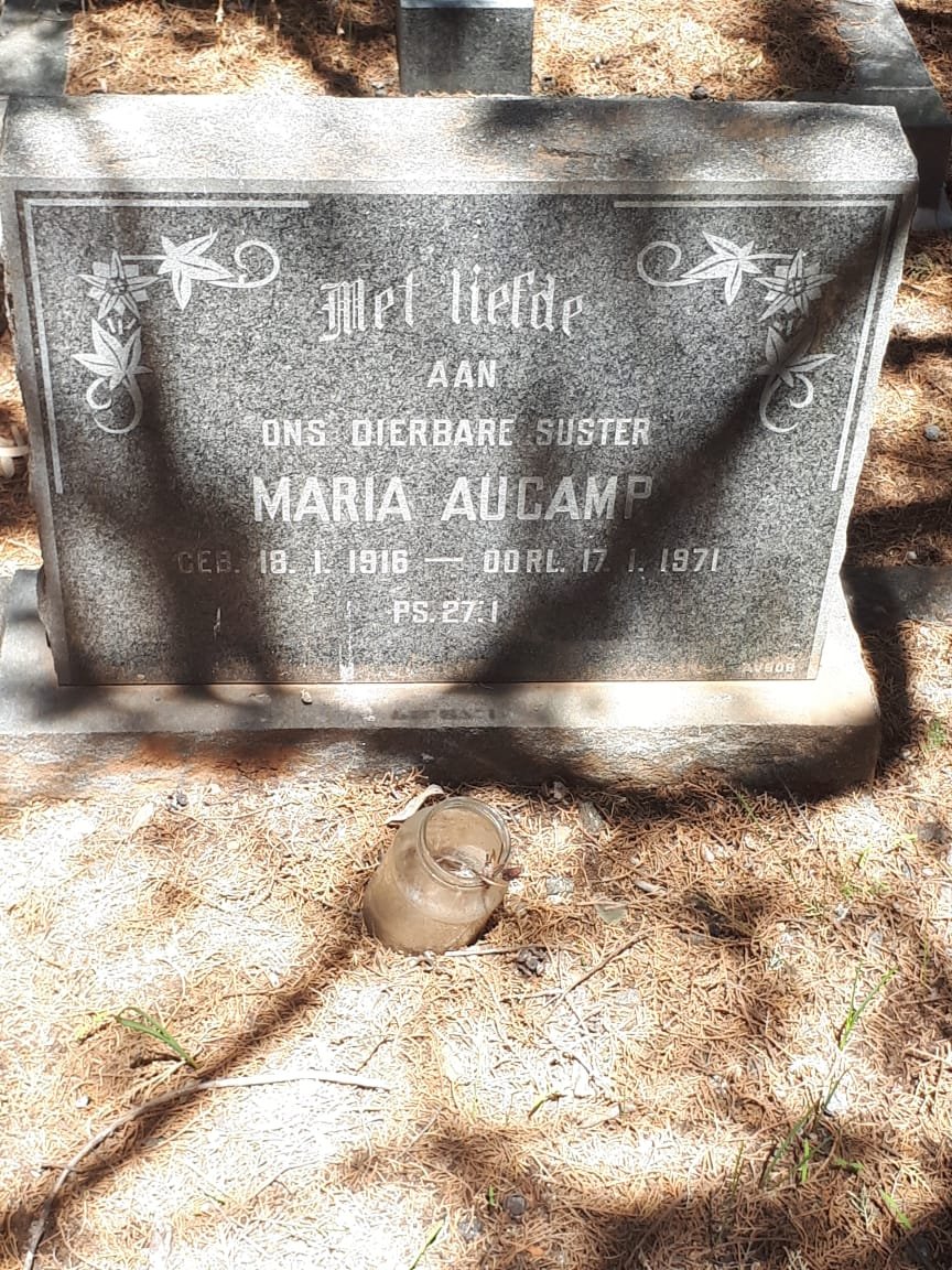 AUCAMP Maria 1916-1971