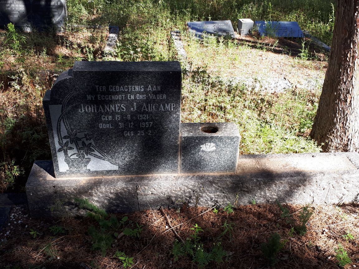 AUCAMP Johannes J. 1921-1957