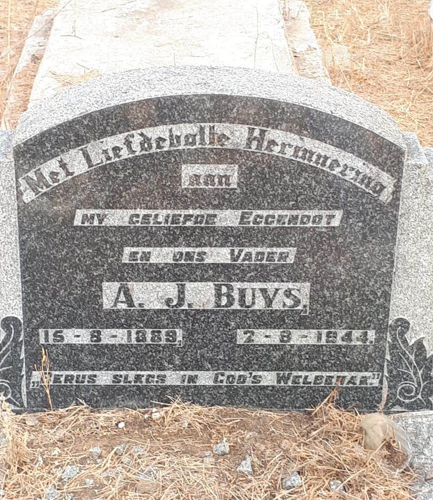 BUYS A.J. 1889-1944