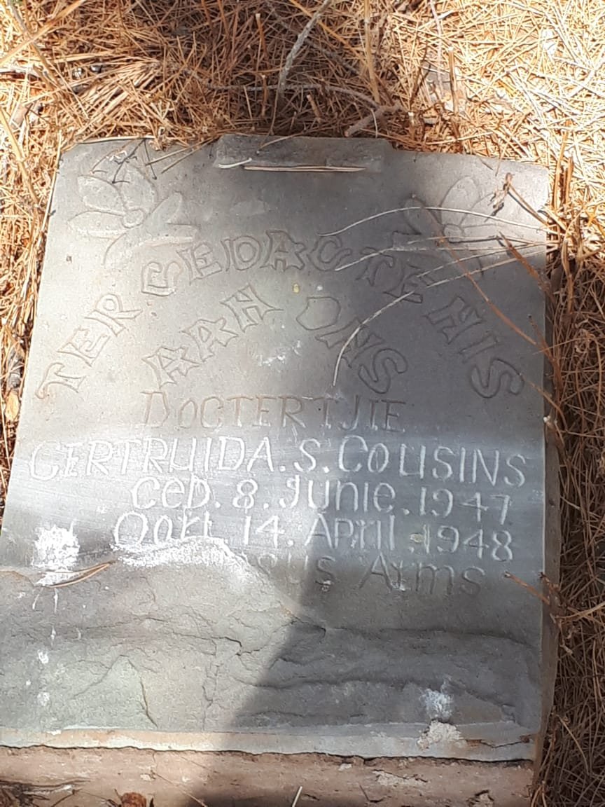 COUSINS Gertruida S. 1947-1948