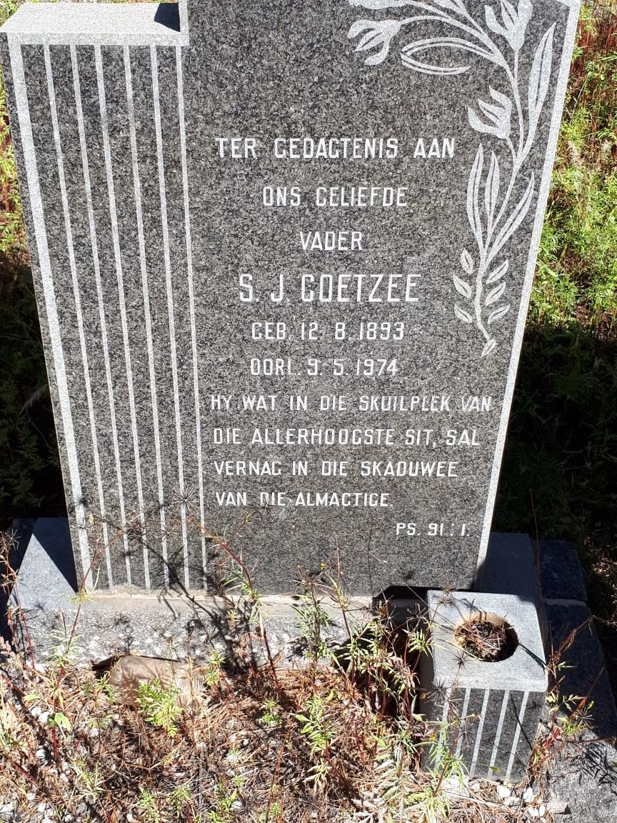 COETZEE S.J. 1893-1974