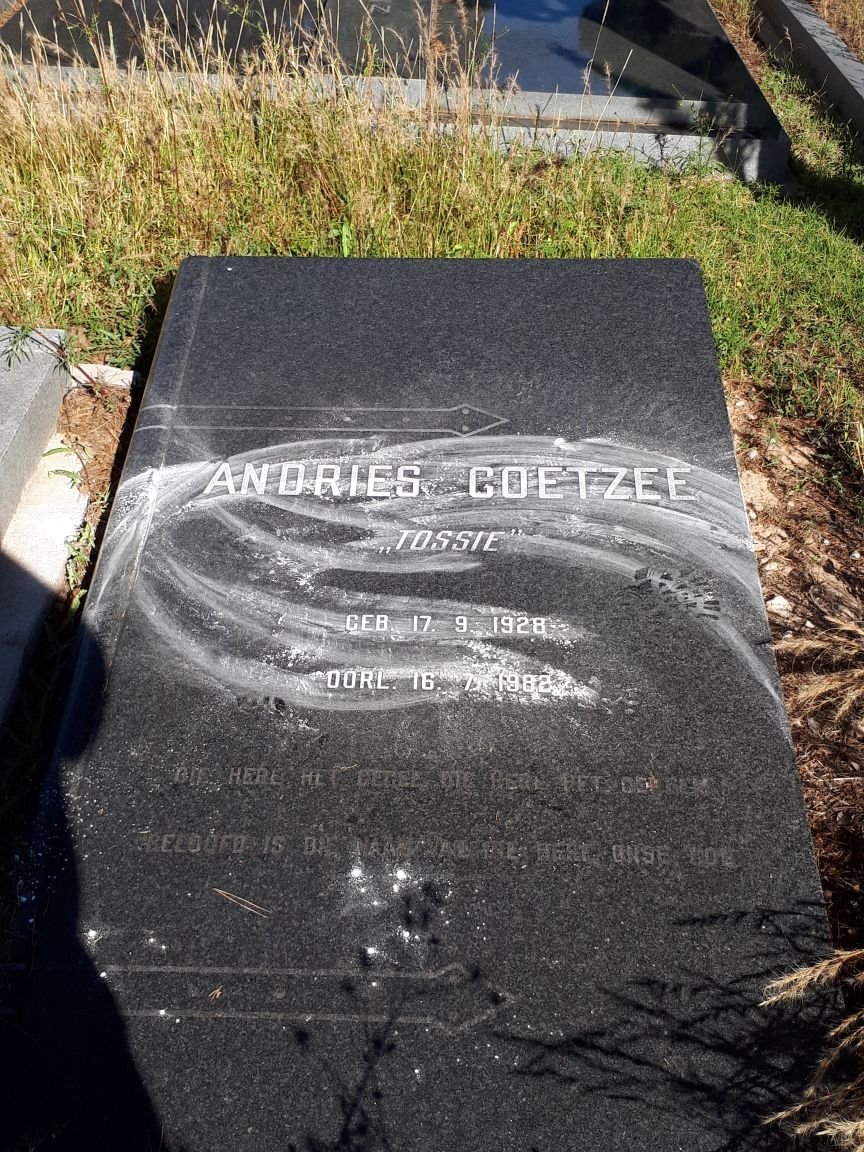 COETZEE Andries 1928-1988