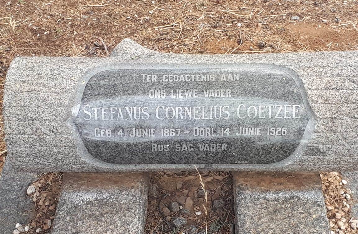COETZEE Stefanus Cornelius 1867-1926
