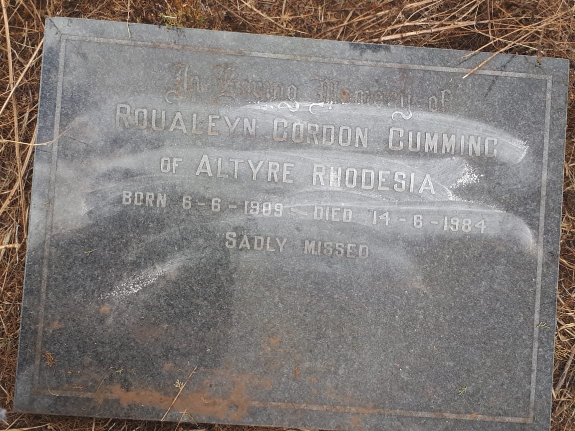 CUMMING Roualeyn Gordon 1909-1984