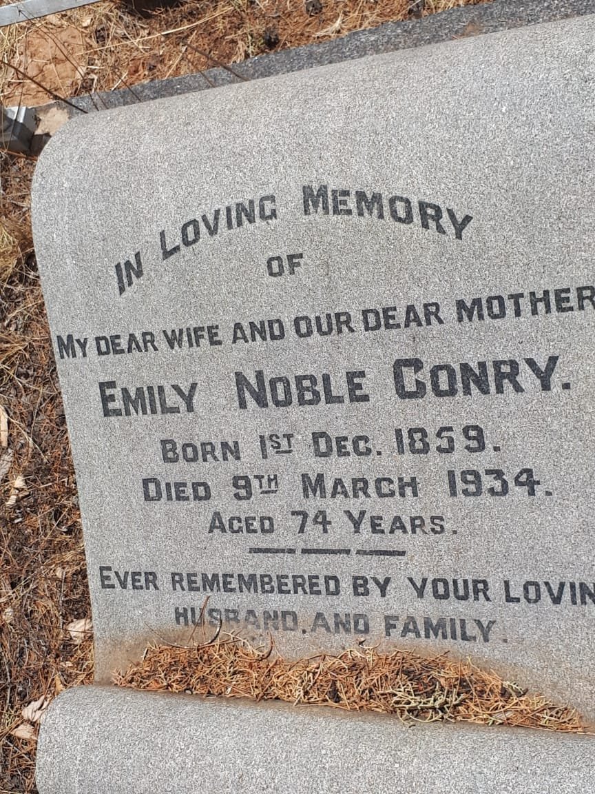 CONRY Emily Noble 1859-1934