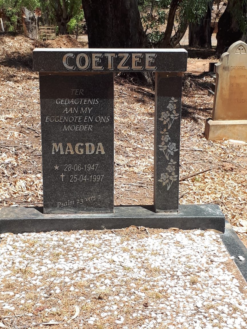 COETZEE Magda 1947-1997