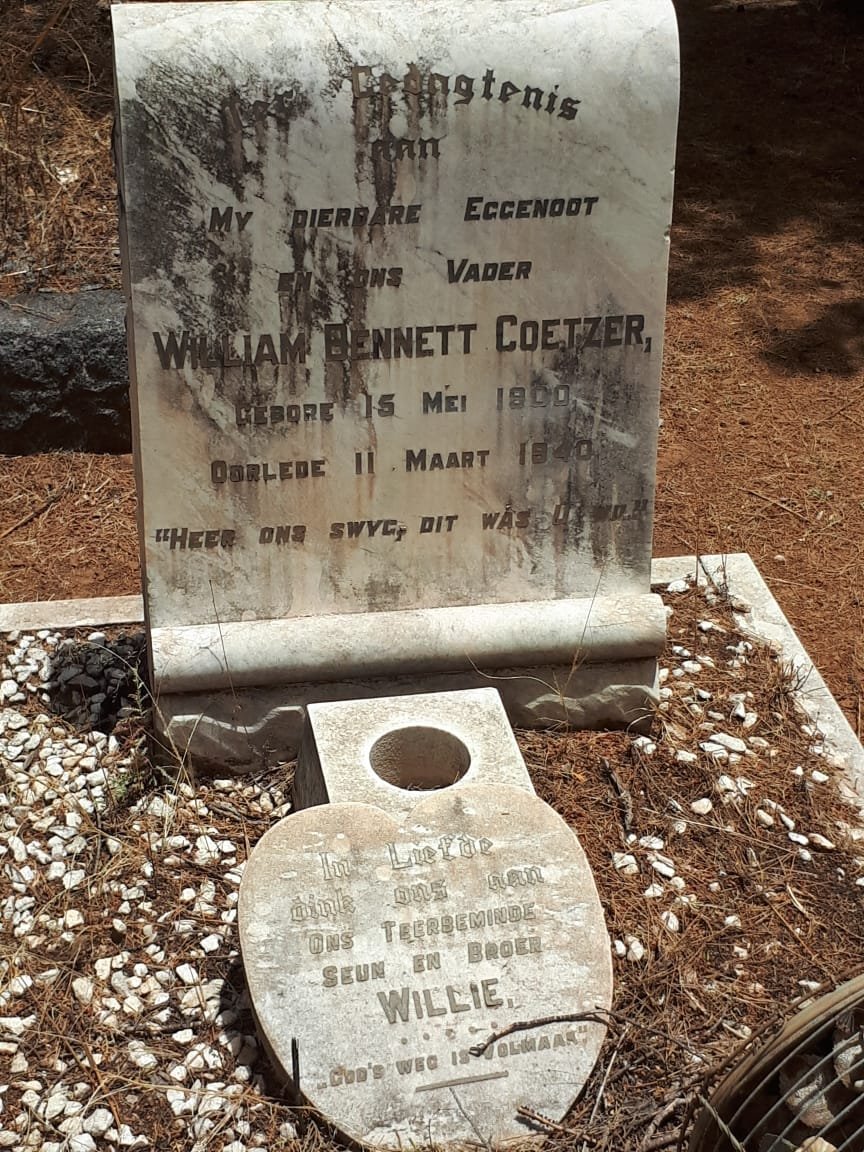 COETZER William Bennett 1900-1940
