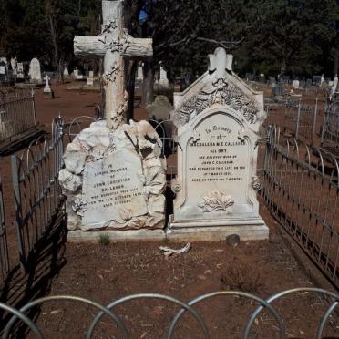 CALLAHAN John Christian -1896 &amp; Magdalena M.E. DRY -1895