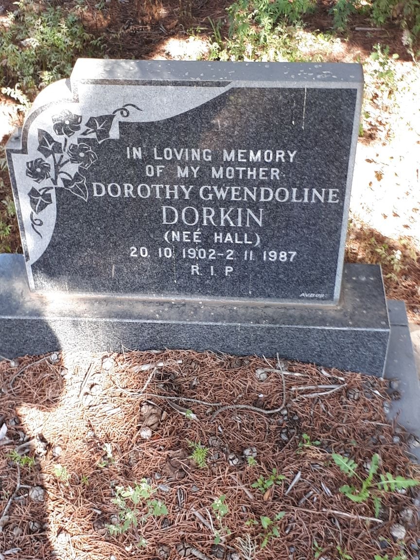 DORKIN Dorothy Gwendoline nee HALL 1902-1987