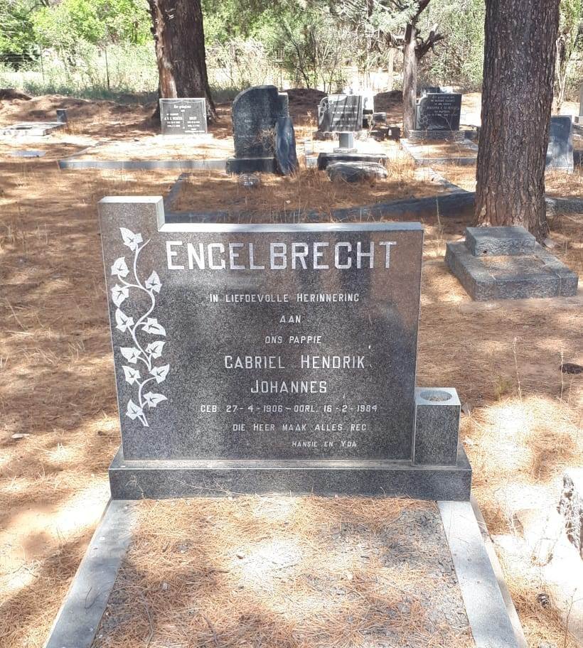 ENGELBRECHT Gabriel Hendrik Johannes 1906-1984
