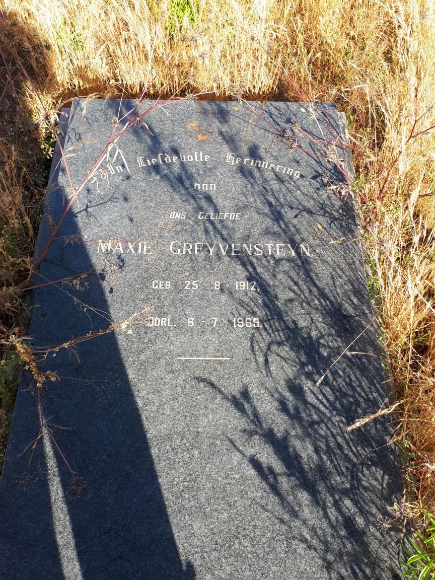 GREYVENSTEYN Maxie 1912-1969