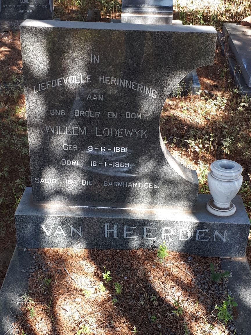 HEERDEN Willem Lodewyk, van 1891-1969