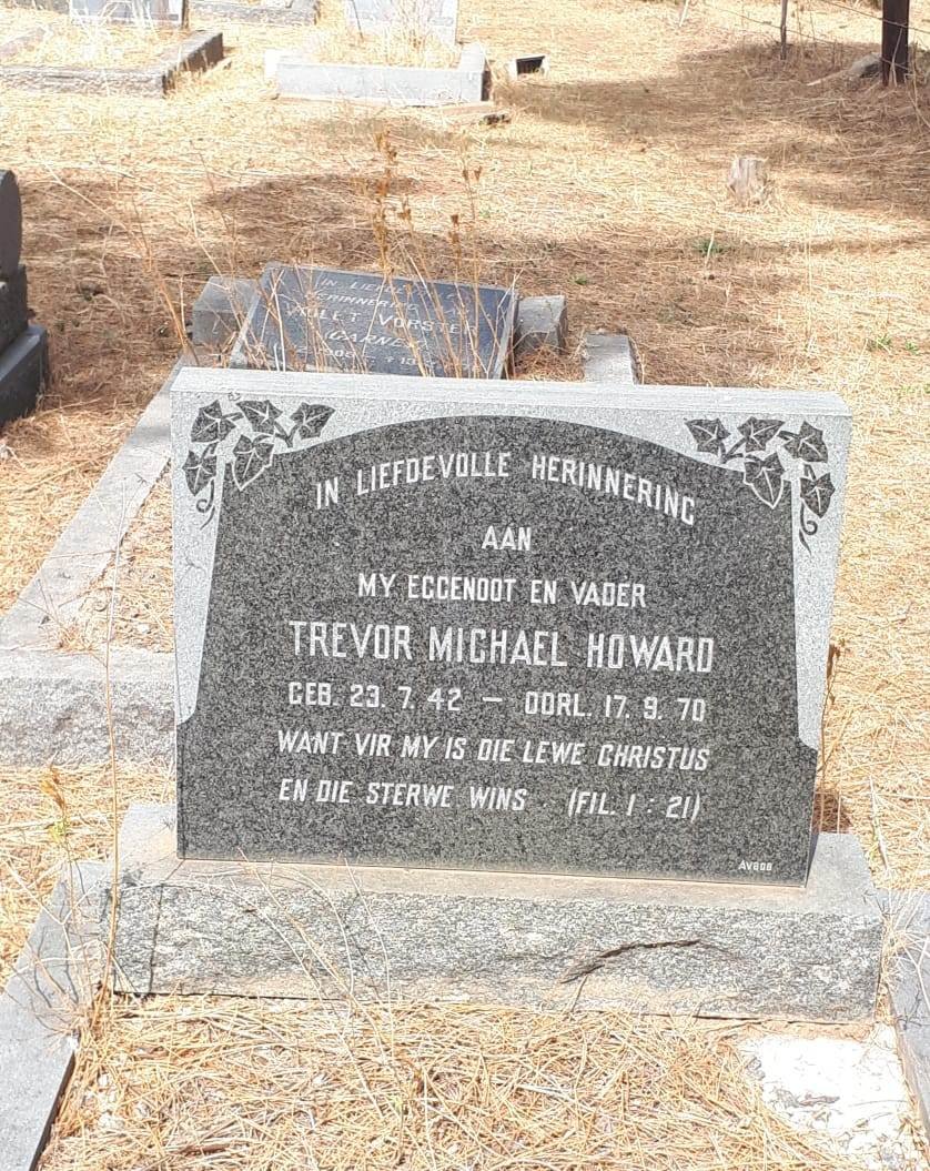 HOWARD Trevor Michael 1942-1970