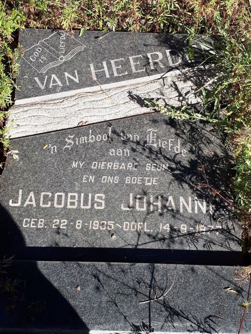 HEERDEN Jacobus Johannes, van 1935-1977