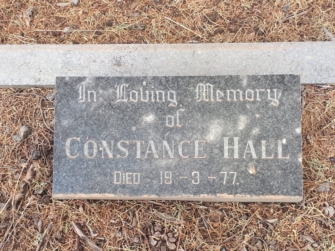HALL Constance -1977