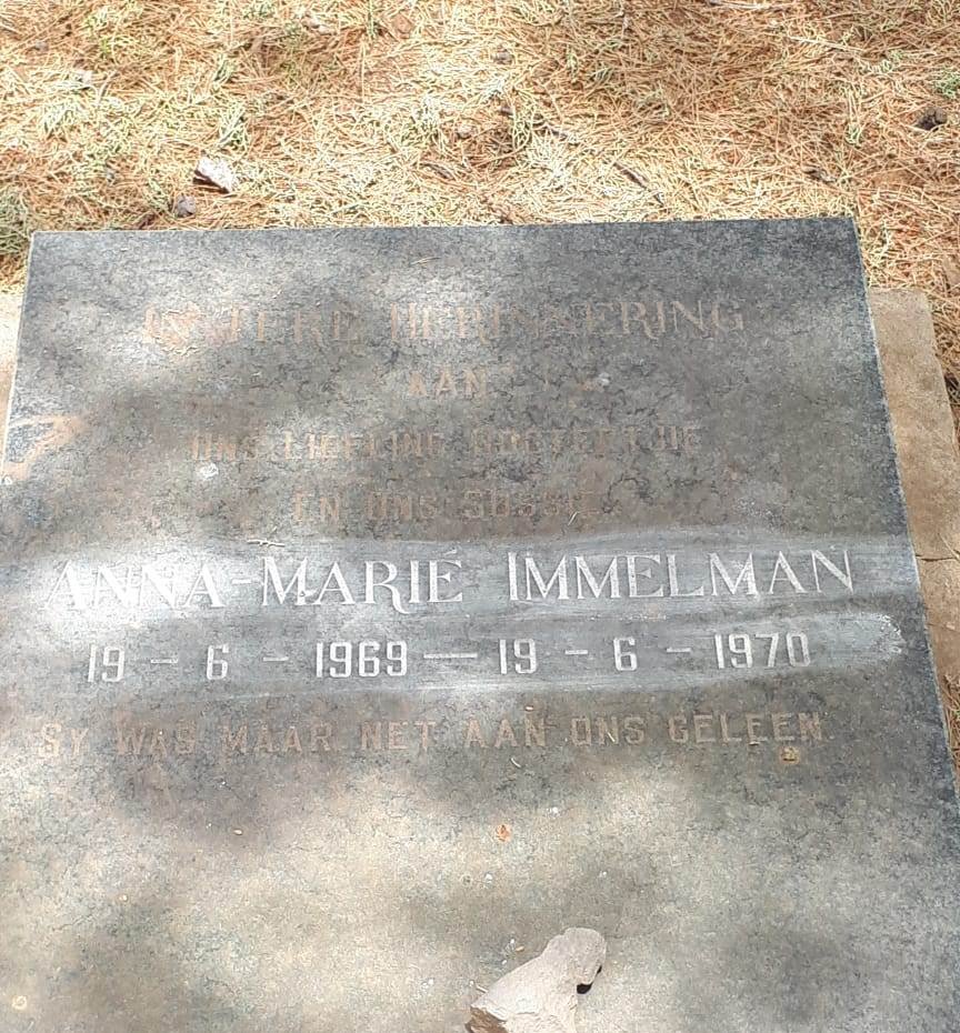 IMMELMAN Anna-Mariè 1969-1970