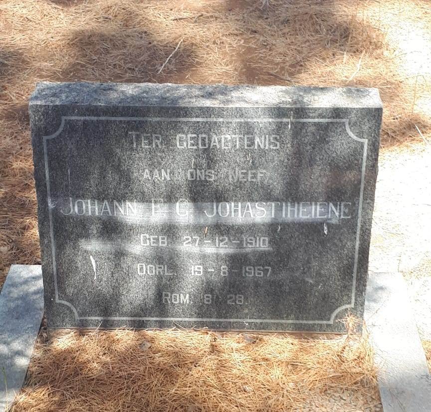JOHASTIHEIENE Johann F. G. 1910-1967