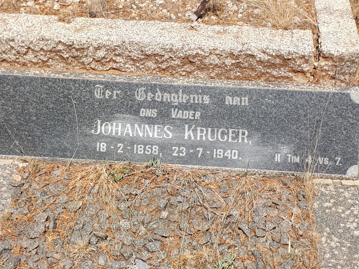 KRUGER Johannes 1858-1940