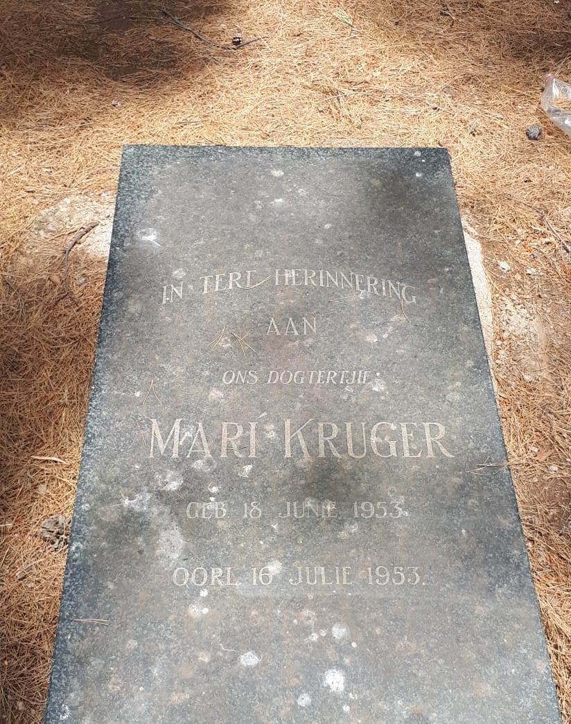 KRUGER Mari 1953-1953