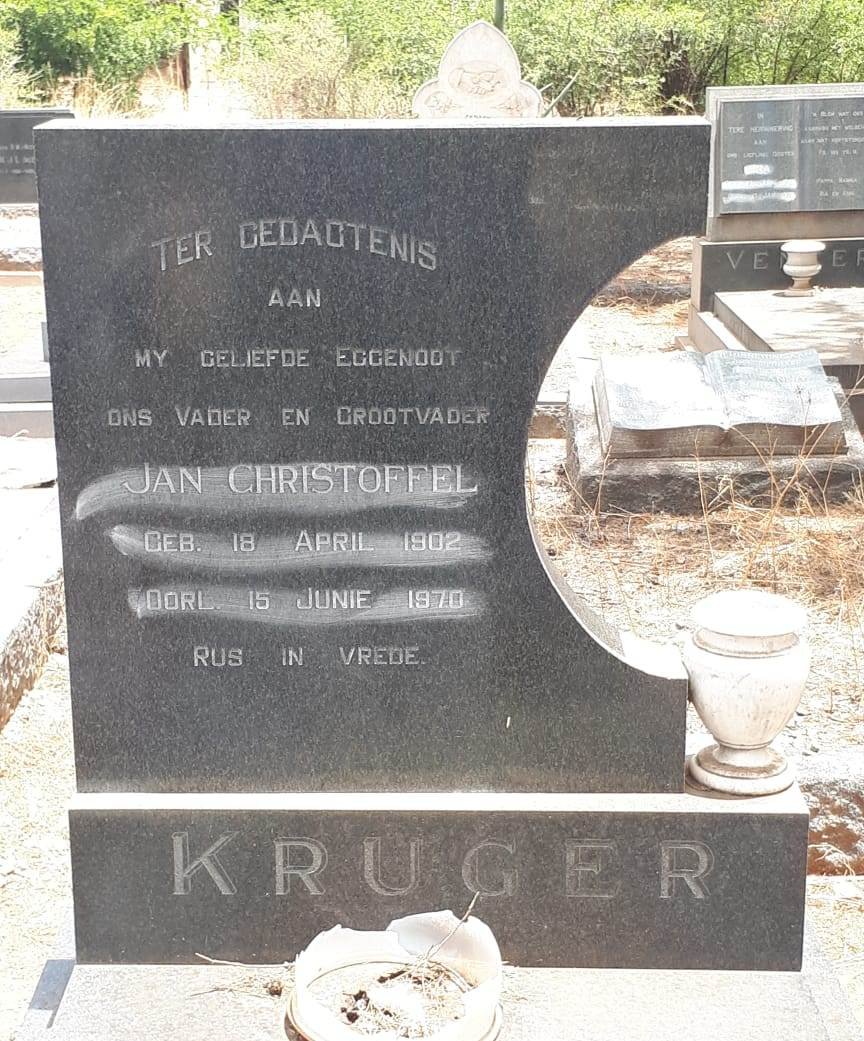 KRUGER Jan Christoffel 1902-1970