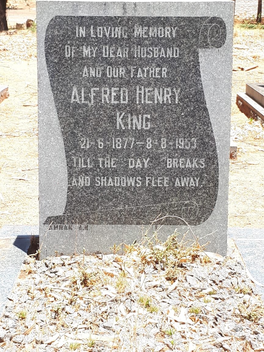 KING Alfred Henry 1877-1953