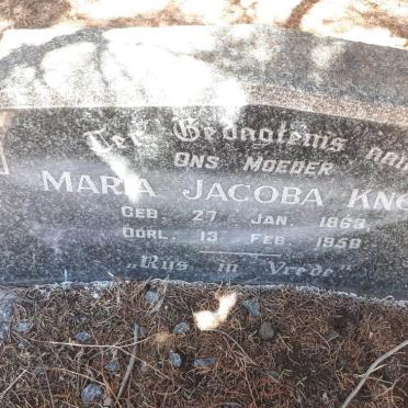 KNOX Maria Jacoba 1863-1958