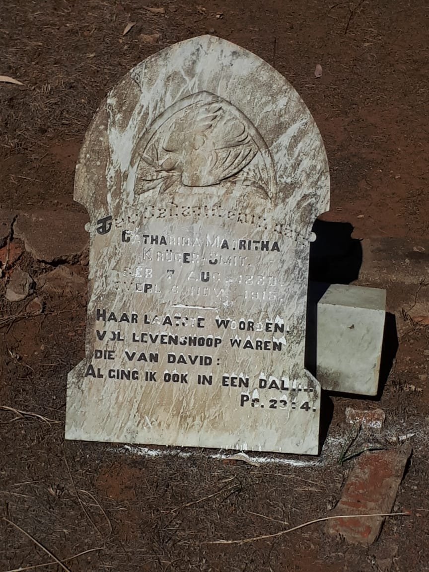 KRUGER Catharina Magritha nee SMIT 1830-1915
