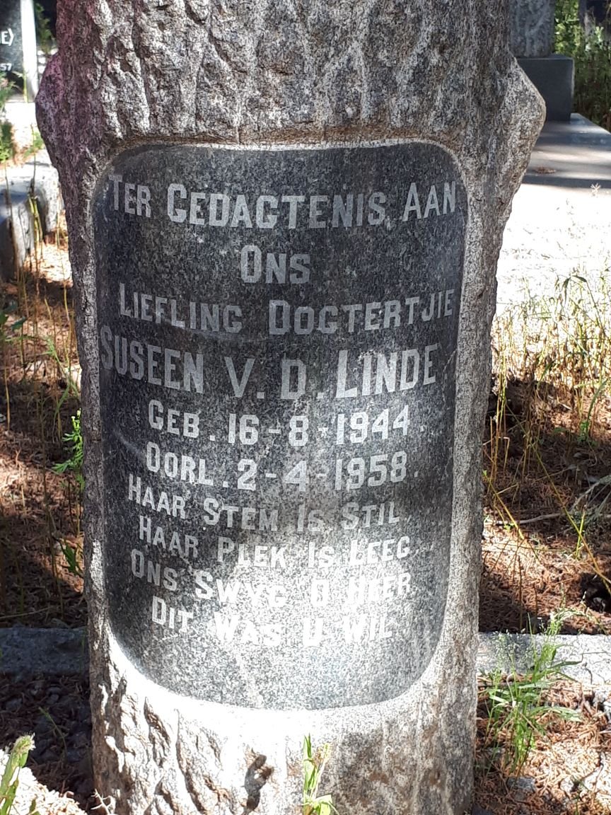 LINDE Suseen, van der 1944-1958