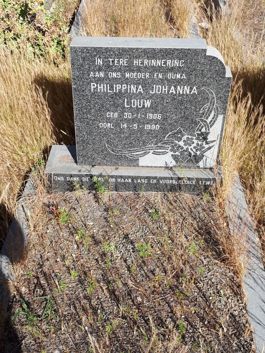 LOUW Philippina Johanna 1906-1990