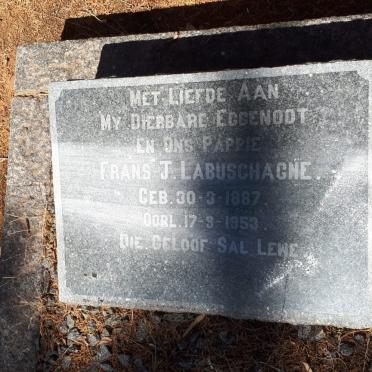 LABUSCHAGNE Frans J. 1887-1953