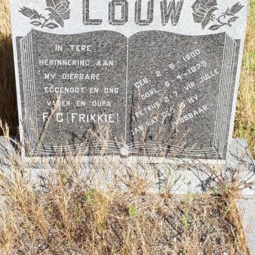 LOUW F.C. 1900-1979