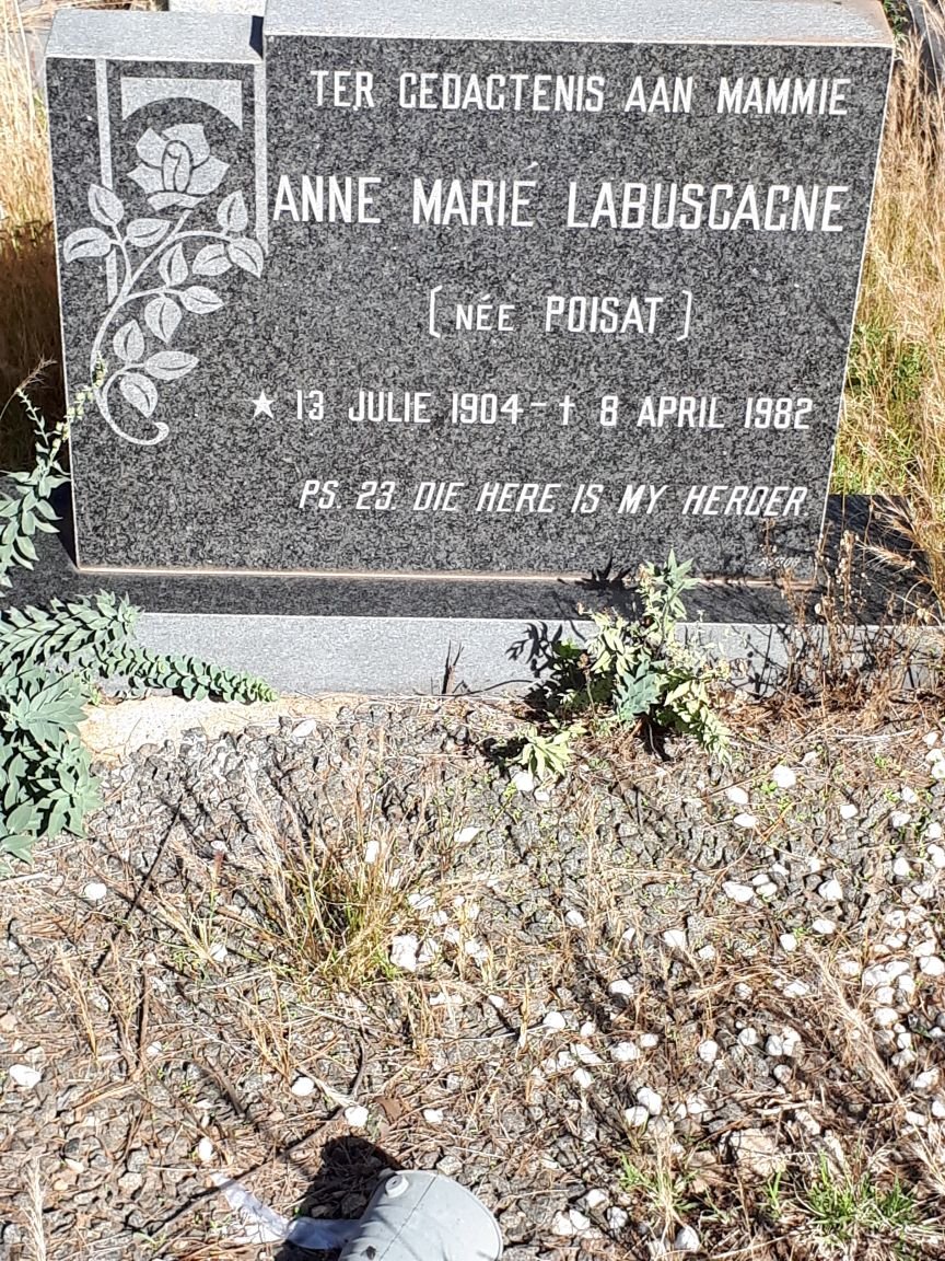 LABUSCAGNE Anne Marié nee POISAT 1904-1982