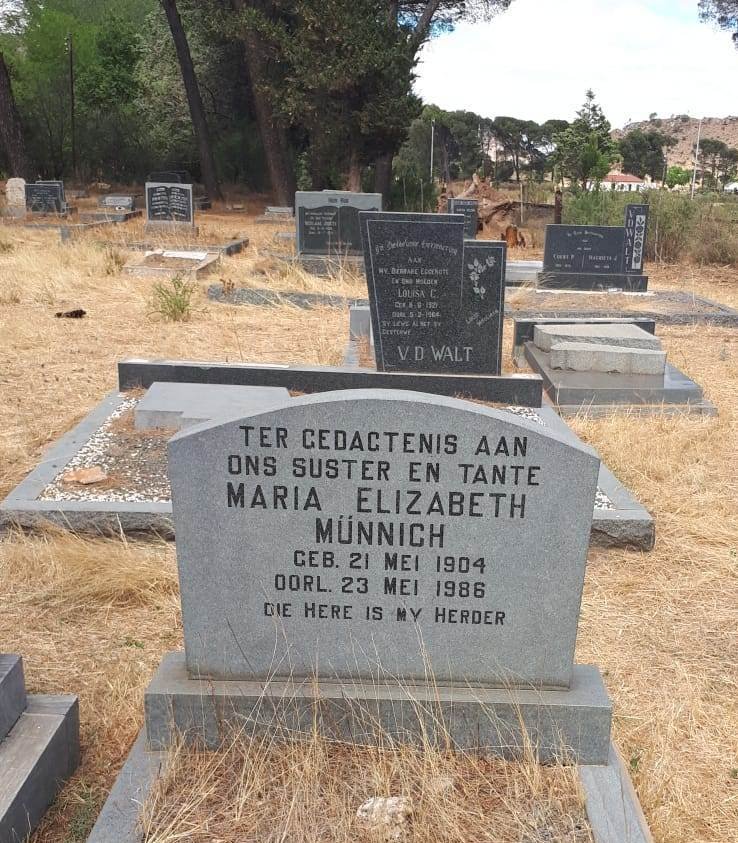 MUNNICH Maria Elizabeth 1904-1986
