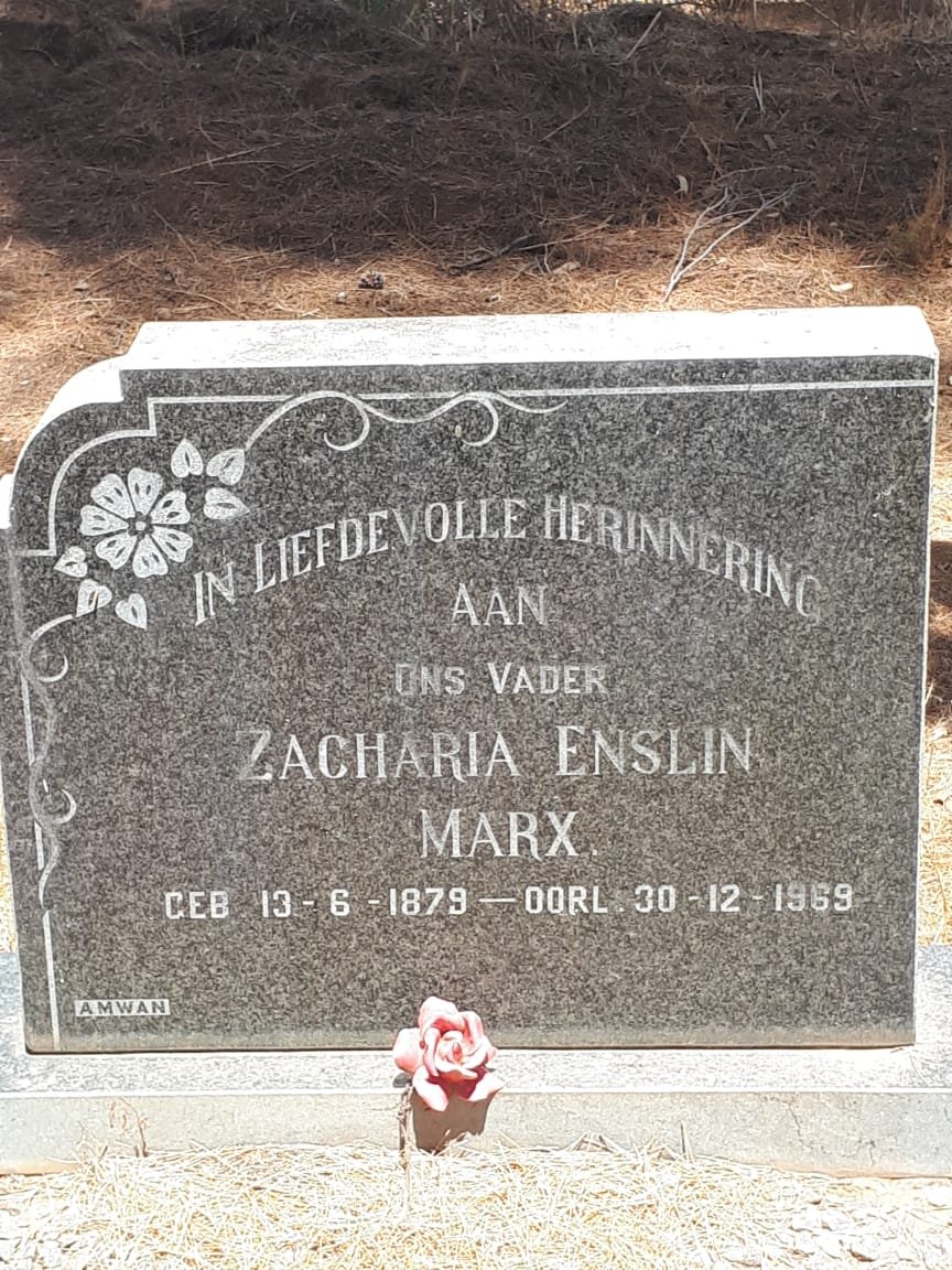 MARX Zacharia Enslin 1879-1969