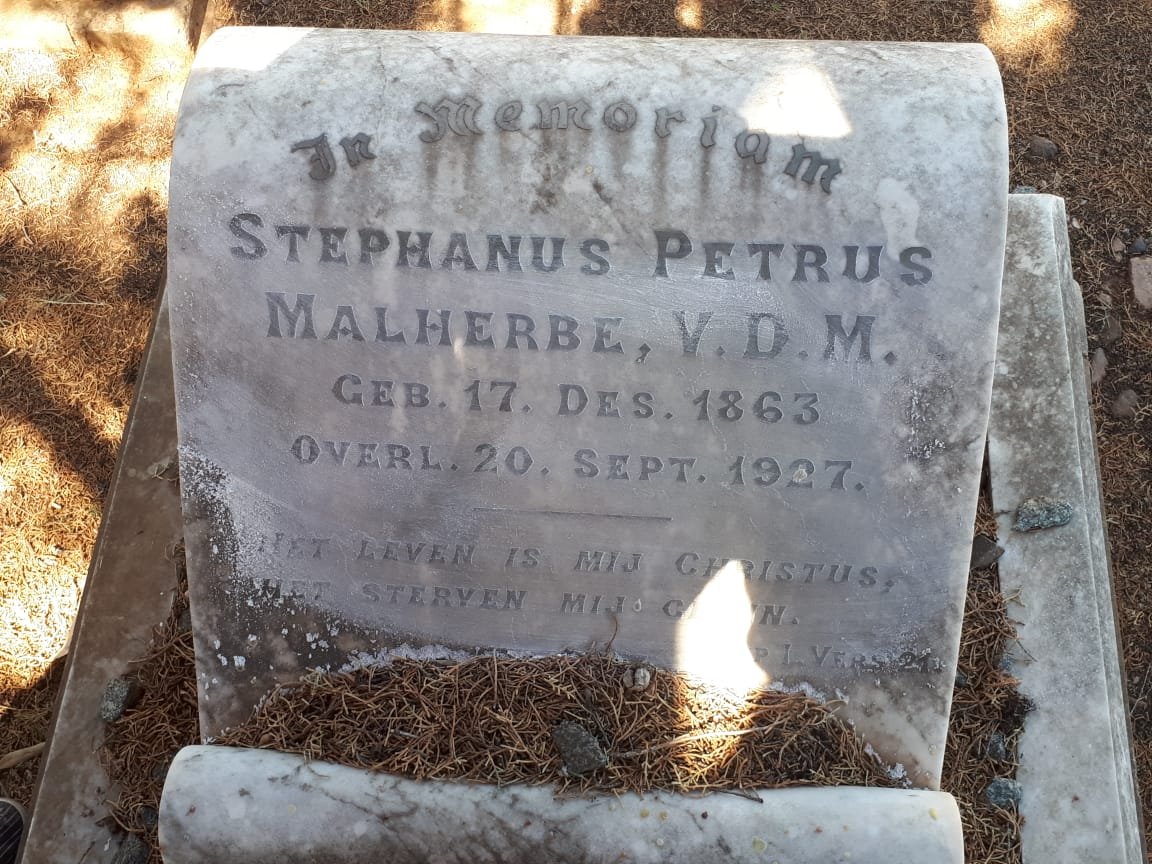 MALHERBE Stephanus Petrus 1863-1927