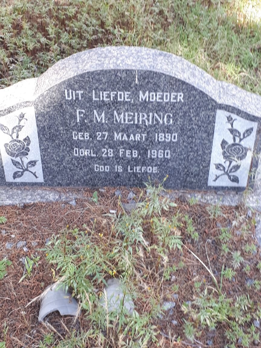 MEIRING F.M. 1890-1960