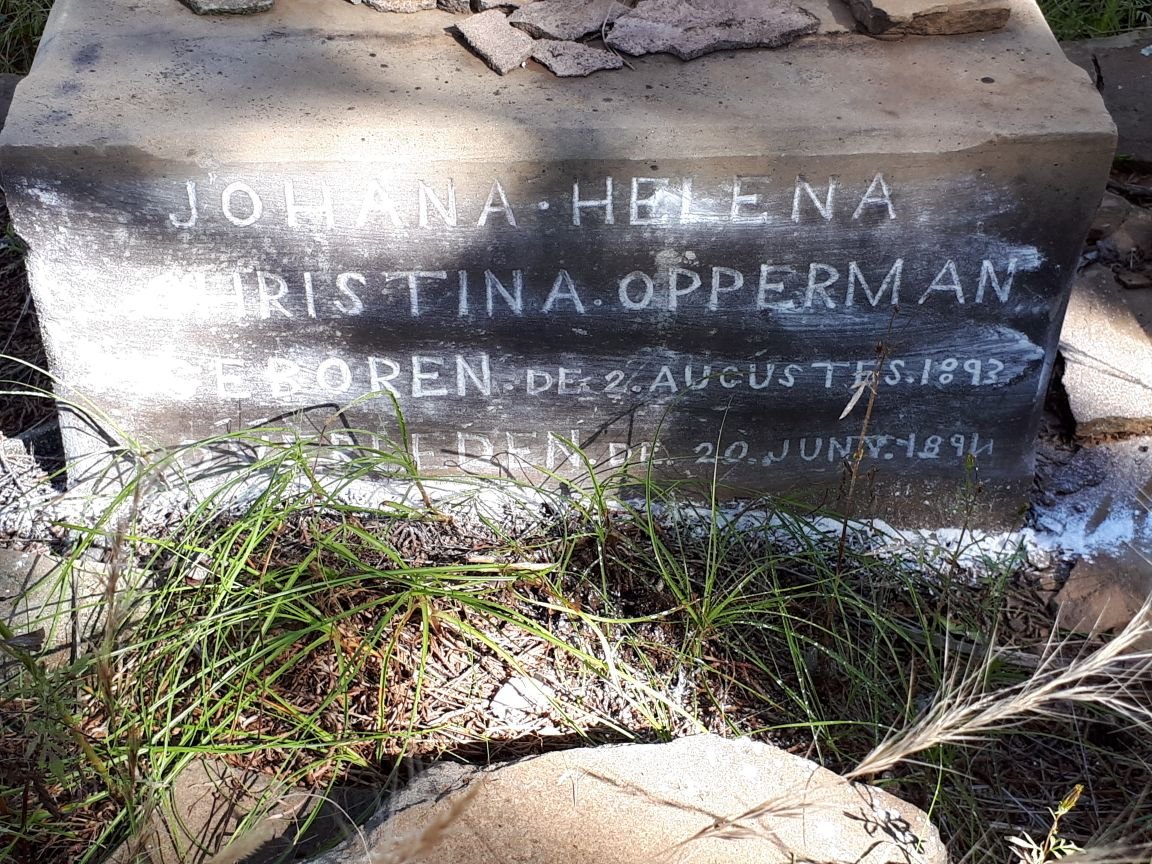 OPPERMAN Johanna Helena Christina 1893-1894