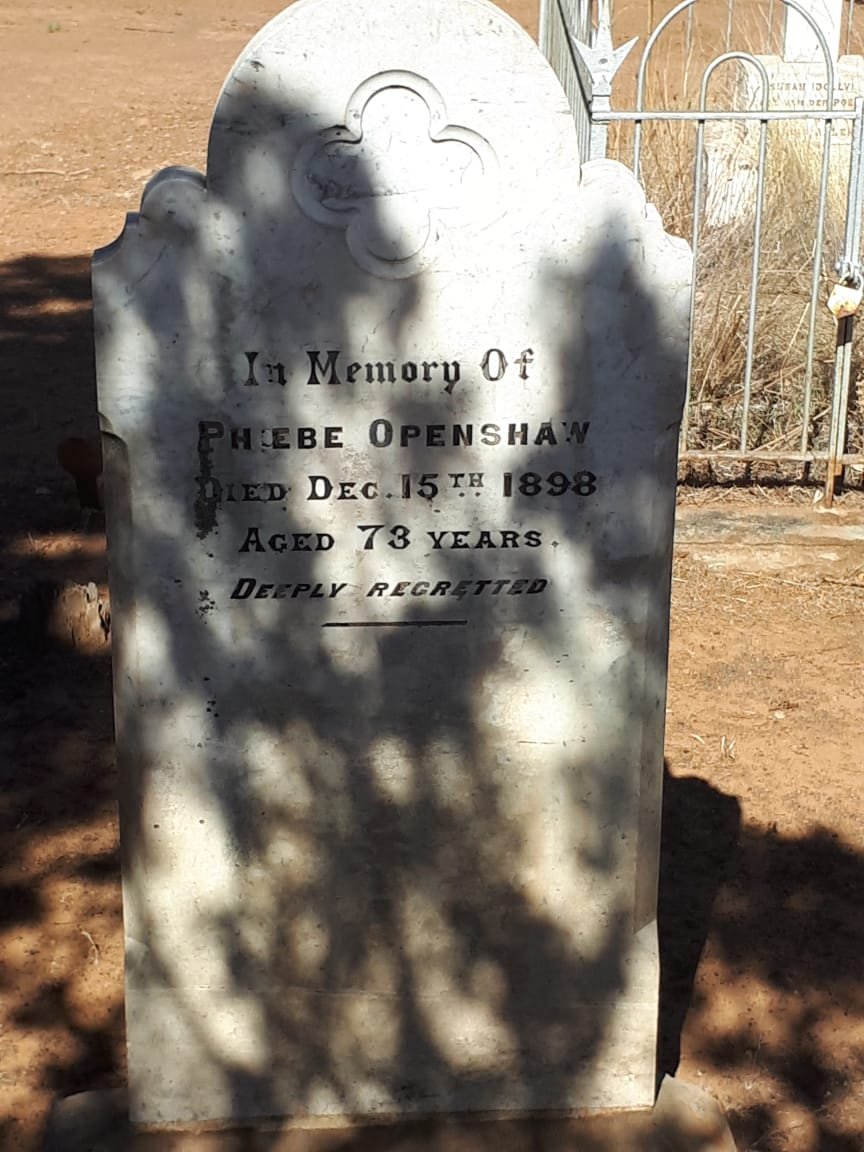 OPENSHAW Phoebe -1898